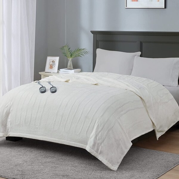 Electric Blanket Queen Size with Dual Control Micro Plush Heated Blankets Machine Washable with 20 Heat Levels Bed Bath Beyond 36723438